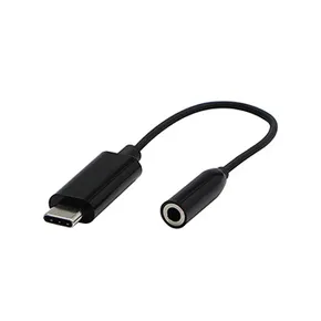 Audio Redukcia, USB C (3.1) M-Jack (3,5mm) F, 0, stereo, čierna